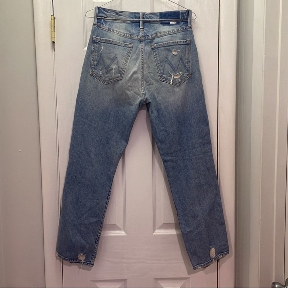 Mother Blue Denim Jeans - Picture 6 of 7